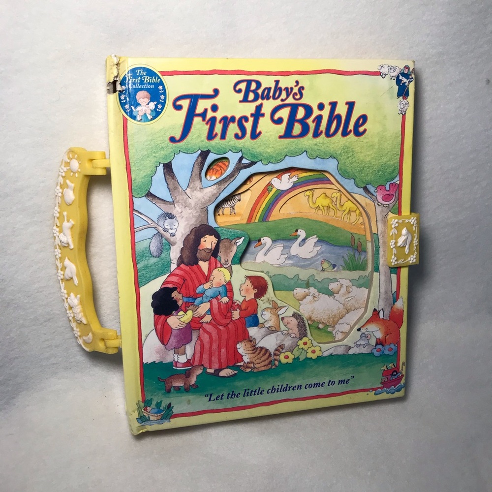 Baby's First Bible - Yellow Plush Handle Children's Book